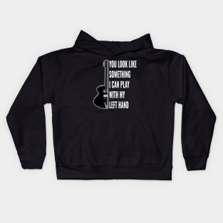 Lefty Guitar Joke For Left Handed Guitarists Kids Hoodie